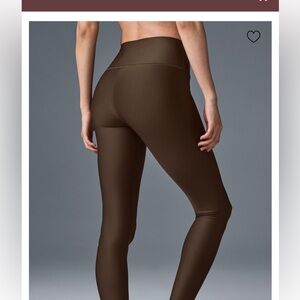 All brown leggings size L no tags brand new